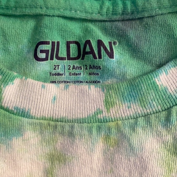 24 months, boys Osh Kosh jeans and Gildan 2T tie dye T-shirt - Picture 3 of 7